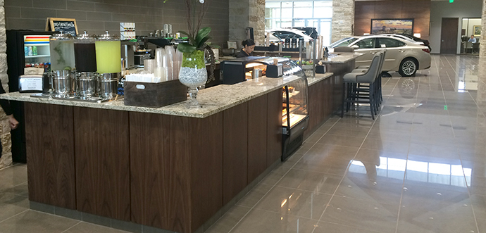 Lexus Lakeway coffee bar