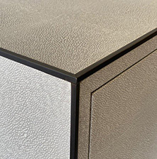 stingray leather buffet detail-precision edge
