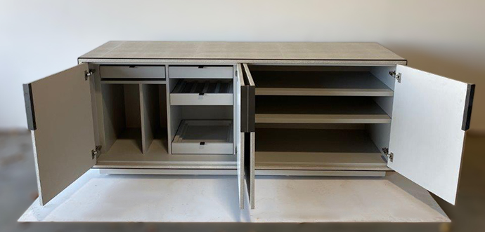 Stingray leather buffet