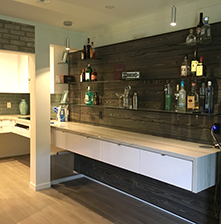 Amy Lakehouse bar to kitchen