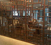 Walnut screen