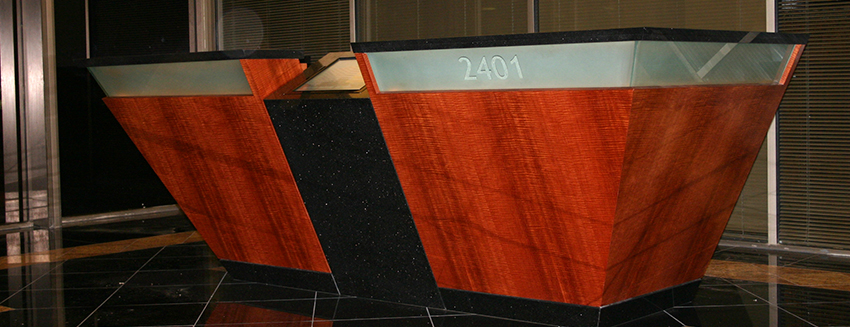 Wedge Reception Desk